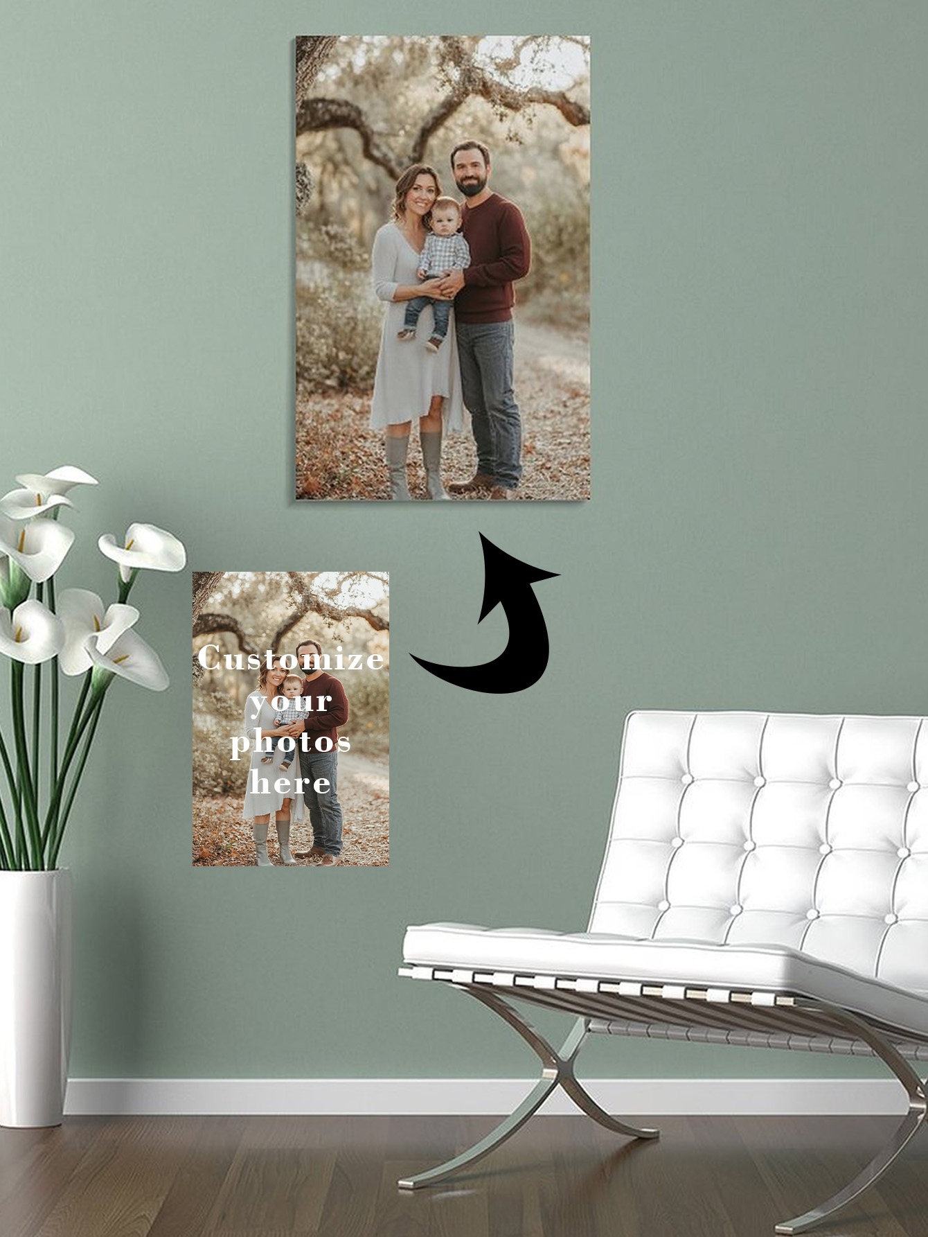 Home Textiles Usa - Customized Canvas (frameless only painting) Customize