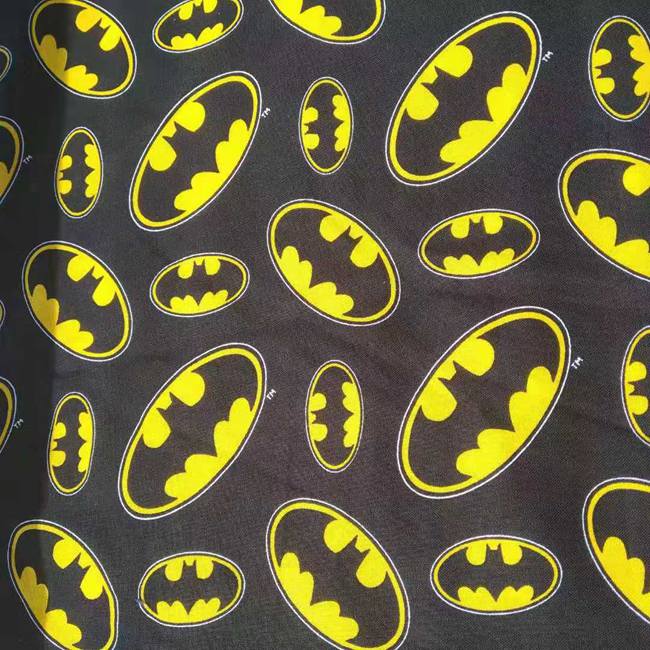 Home Textiles Designer - 140cm Width Cartoon Batman Logo Design