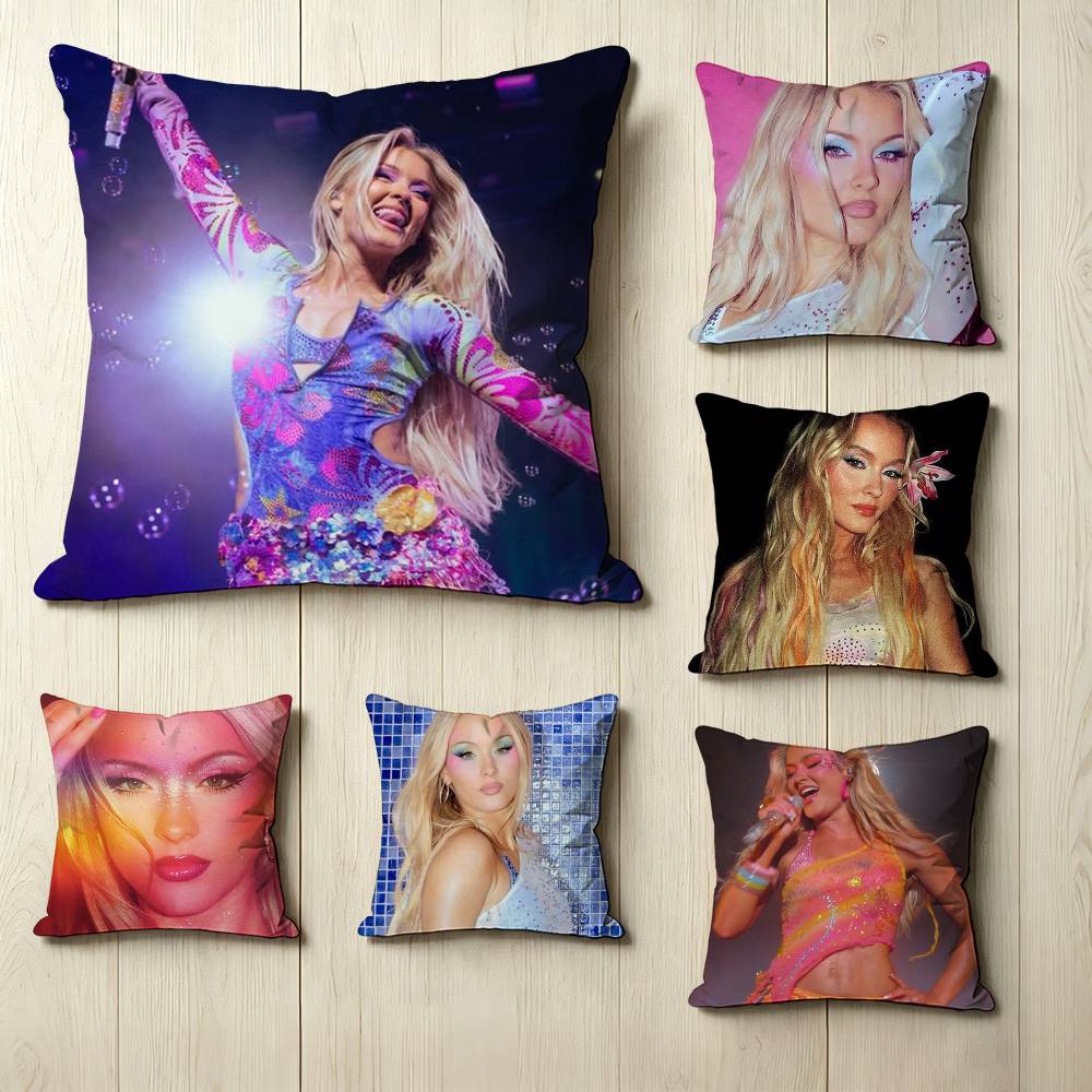 Zara Home Textiles - Electropop Singer Z-Zara L-Larsson Square Double-Sided