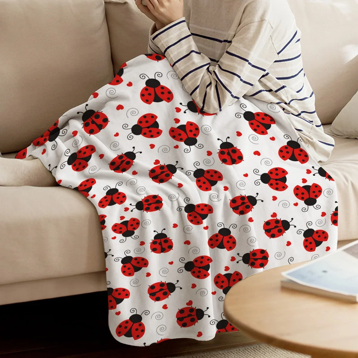 Fleece Throw Bed Blanket – Lig - Home Textiles Super Soft recension och pris