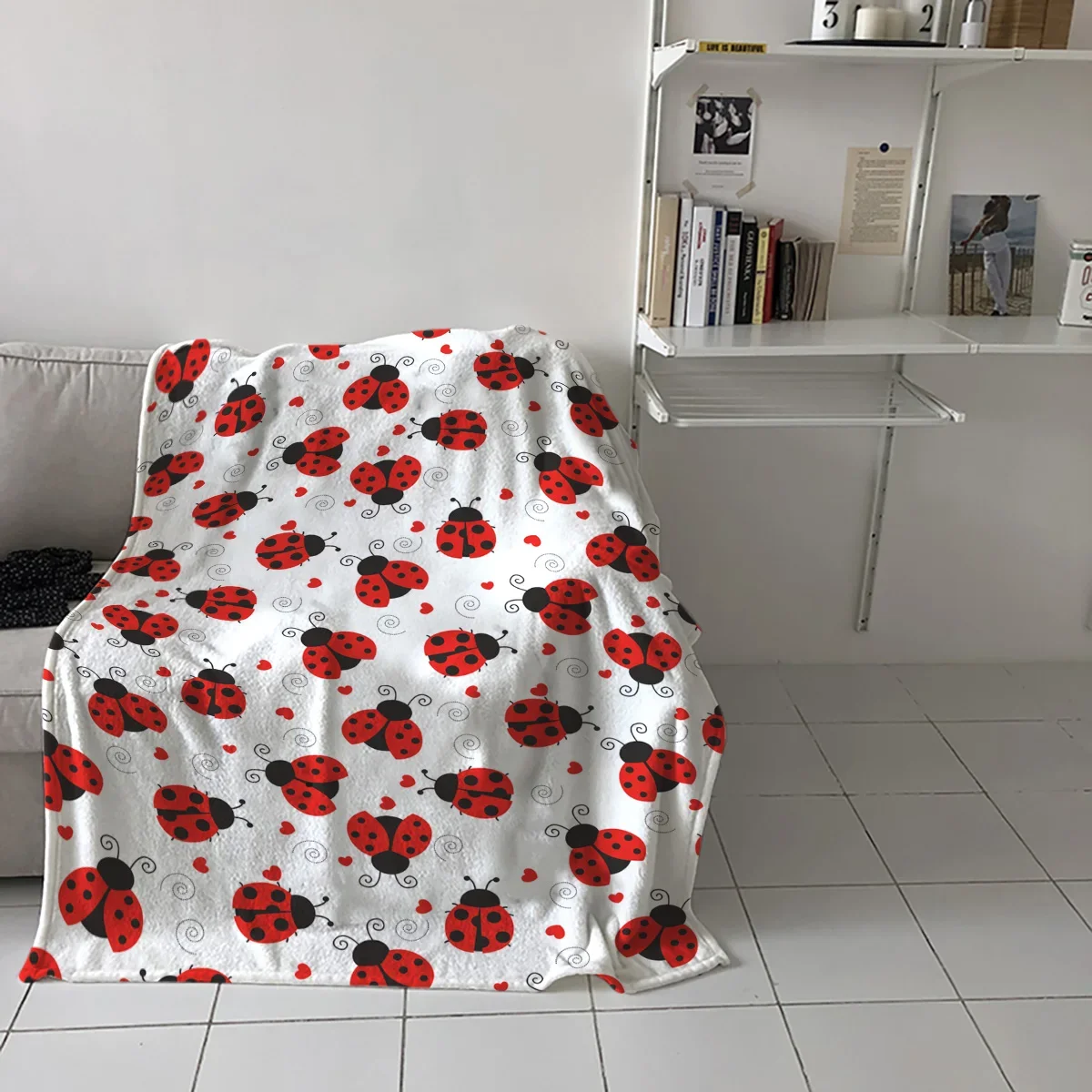 Fleece Throw Bed Blanket – Lig - Home Textiles Super Soft recension och pris