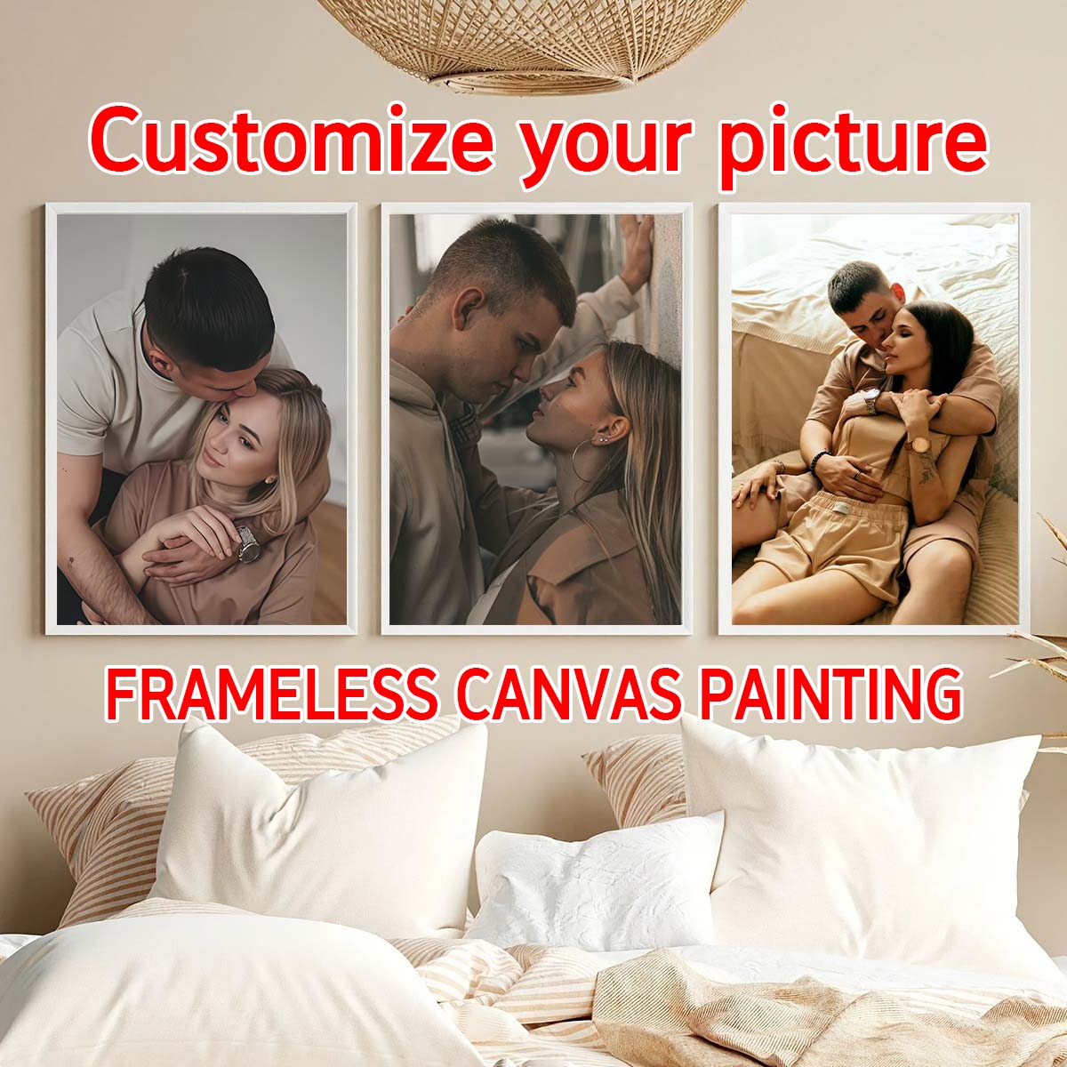 Triptych - 2D custom photo woo - Home Textiles Usa recension och pris