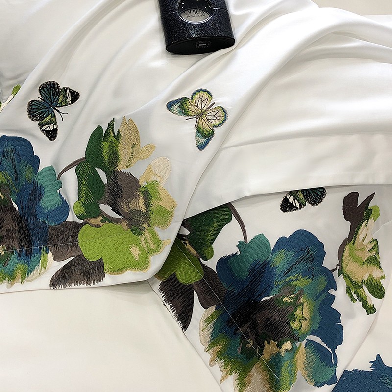 Embroidery White 800TC Egyptia - Home Textiles Super Soft recension och pris
