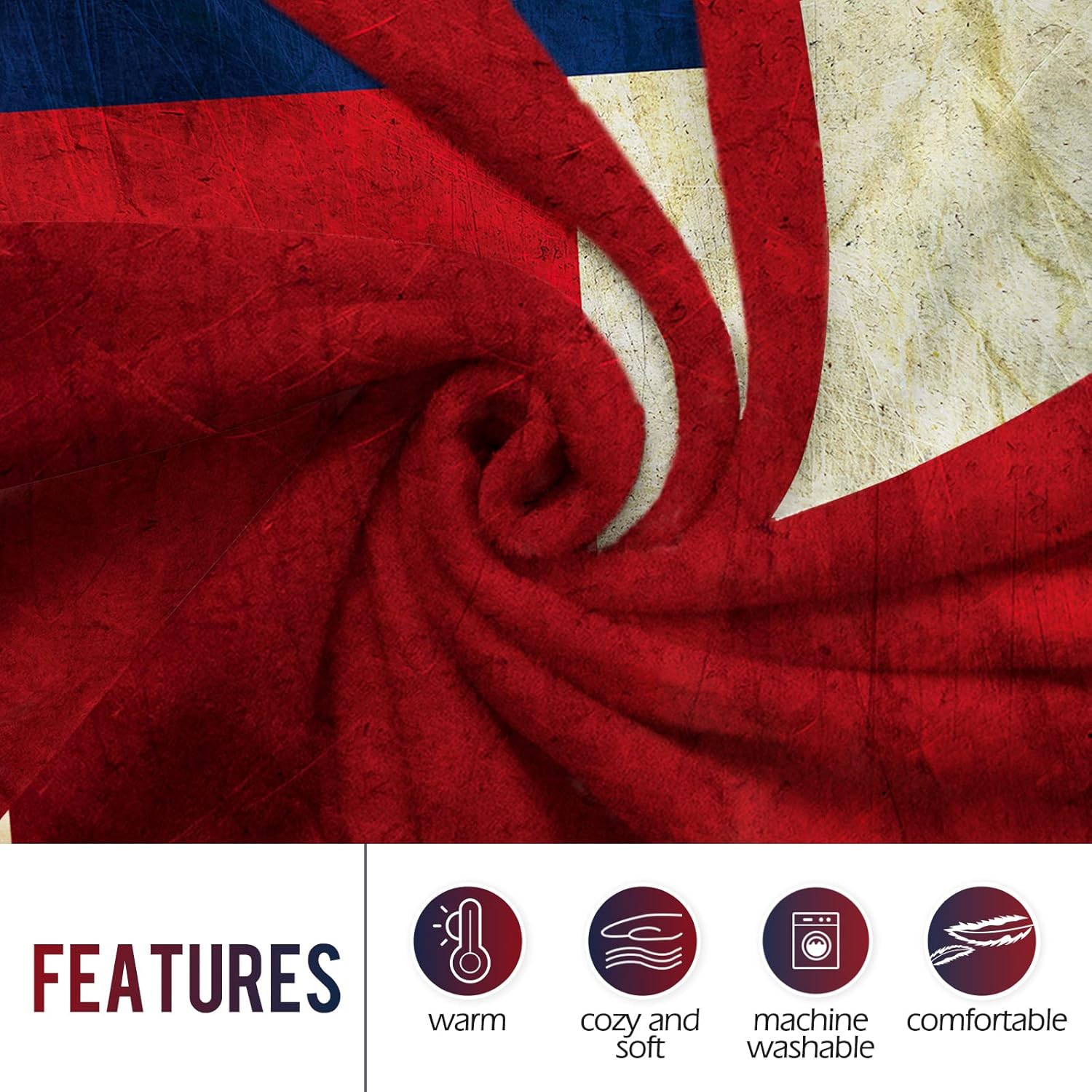 Levens Texas Flag Throw Blanke - Home Textiles Usa recension och pris