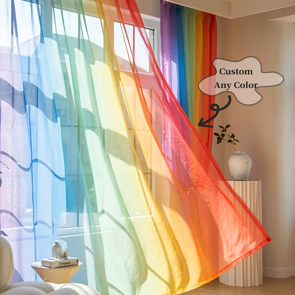 Custom 2D Flat 2pcs Sheer Curt - Home Textiles Usa recension och pris