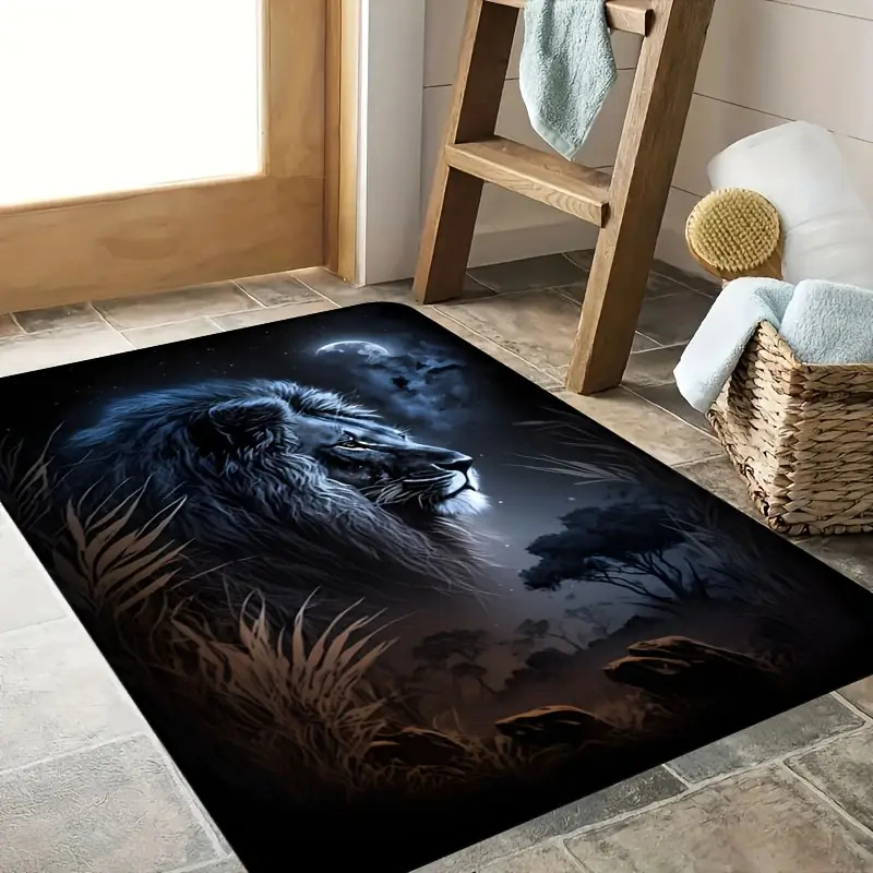 Starry Night Lion Floor Mat -  - Home Textiles Designer recension och pris