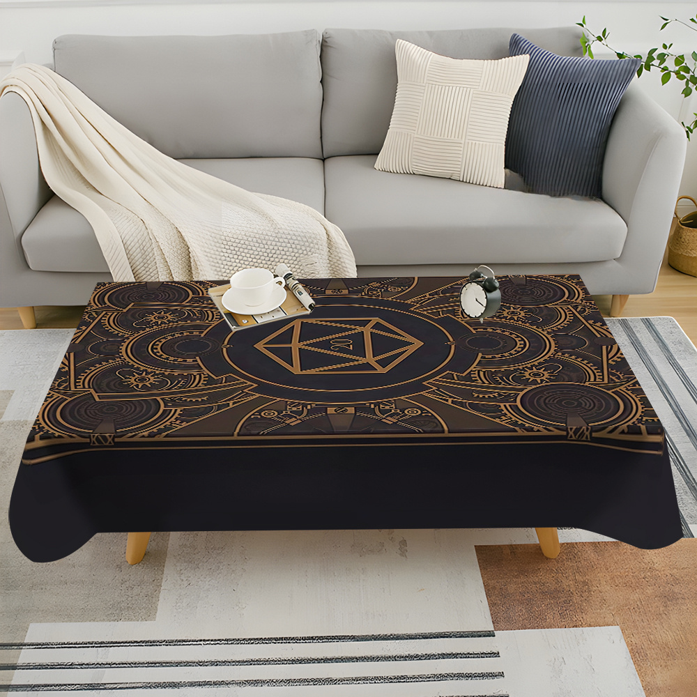 Steampunk Black Golden Gear Pa - Home Textiles Usa recension och pris