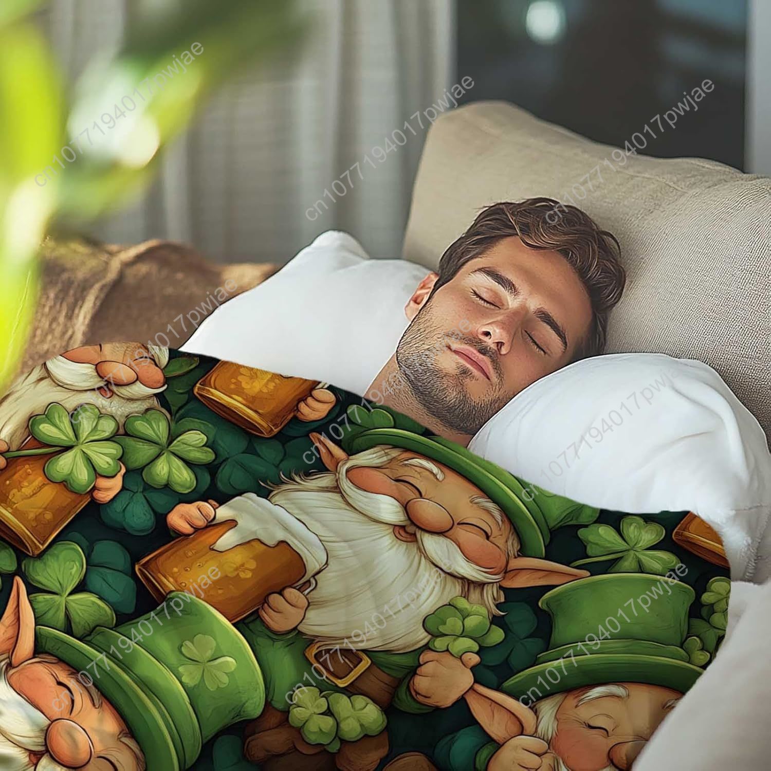 St. Patrick’s Day Gnome Throw  - Home Textiles Usa recension och pris