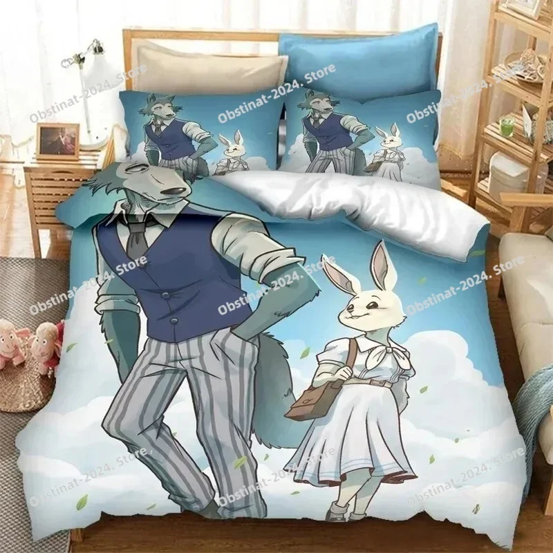 Anime BEASTARS Bedding Set Pri - Home Textiles Super Soft recension och pris