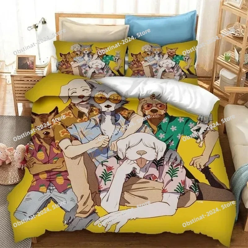 Anime BEASTARS Bedding Set Pri - Home Textiles Super Soft recension och pris
