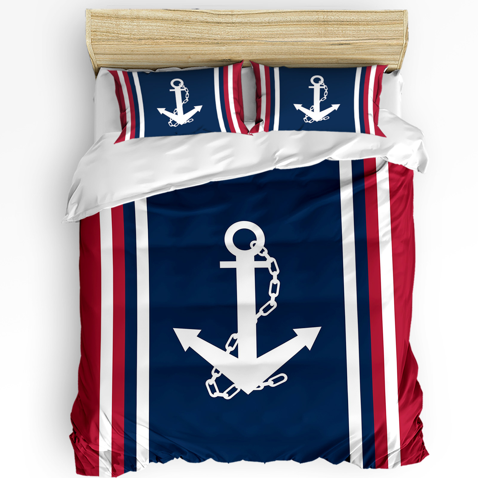 Nautical Anchor Ship Lighthous - Home Textiles Bedding recension och pris
