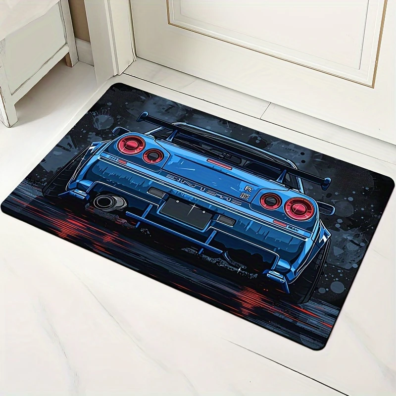 Cool Sports Car Design Doormat - Home Textiles Designer recension och pris