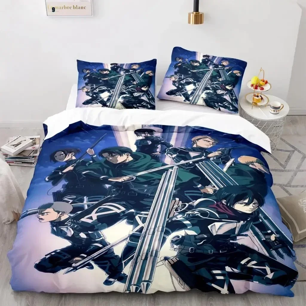 Anime Attack On Titan Home Tex - Home Textiles Bedding recension och pris