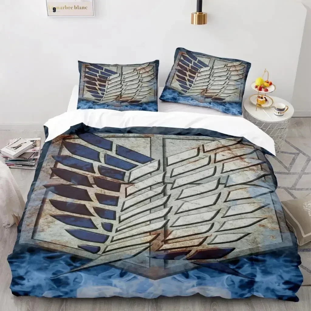 Anime Attack On Titan Home Tex - Home Textiles Bedding recension och pris