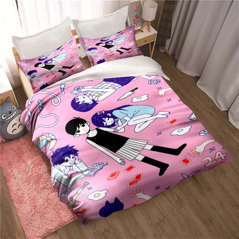 Fashion 3D Printed Anime Omori - Home Textiles Bedding recension och pris