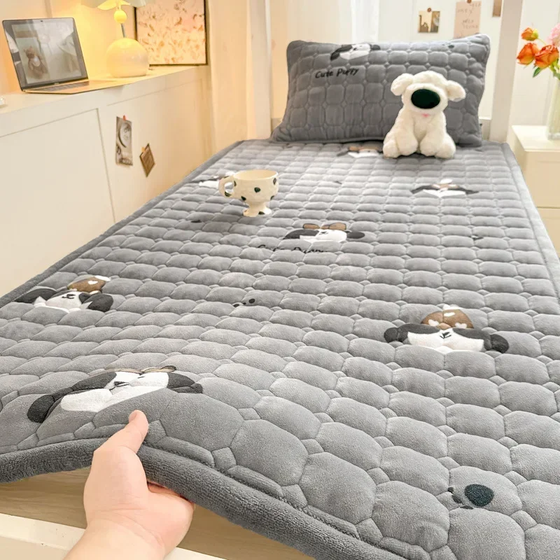 Cartoon Printed Warm Bed Mattr - Home Textiles Super Soft recension och pris