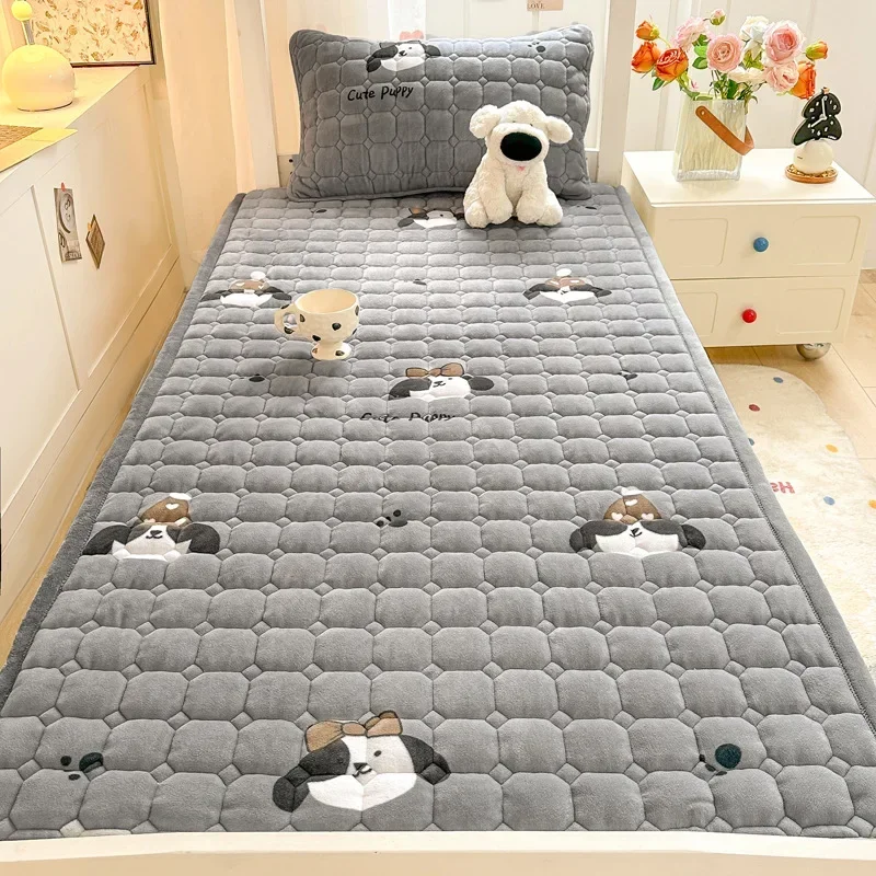 Cartoon Printed Warm Bed Mattr - Home Textiles Super Soft recension och pris