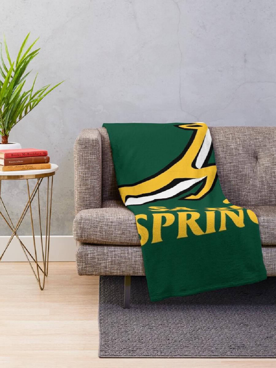 Springbok Rugby Throw Blanket  - Home Textiles Designer recension och pris