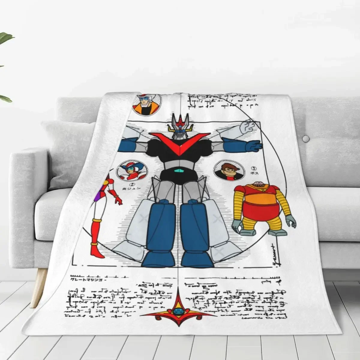 Mazinger Z Robot Tranzor Z Mer - Home Textiles Super Soft recension och pris